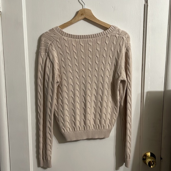 Brandy Melville cream knit sweater - Picture 2 of 2